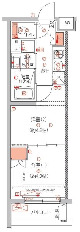 東京都中野区本町５丁目 間取り