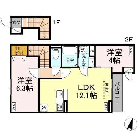 セレスティア石神井台Ⅱ 間取り