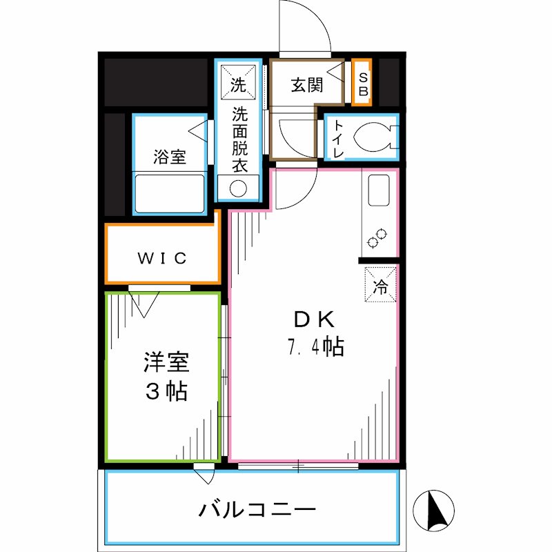 東京都杉並区上荻２丁目 間取り