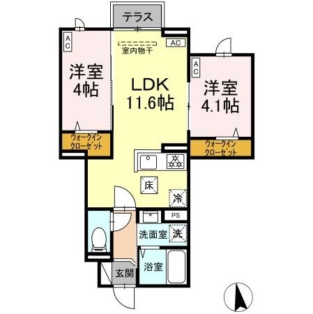 セレスティア小金井中町 間取り