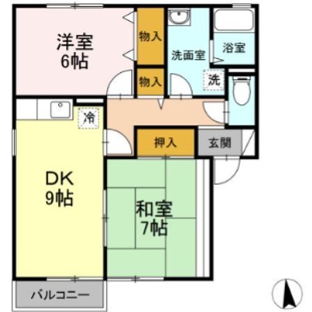 プラザＳ 間取り図