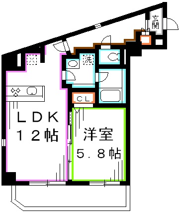 シャルマン三鷹 間取り
