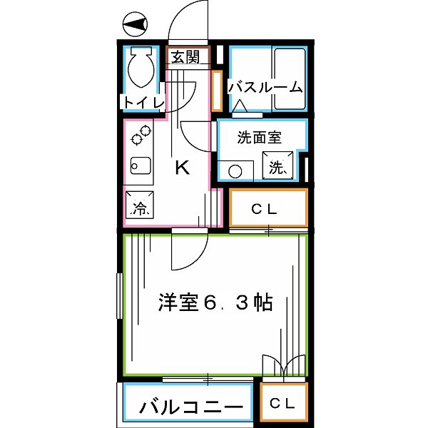 東京都杉並区阿佐谷北１丁目 間取り