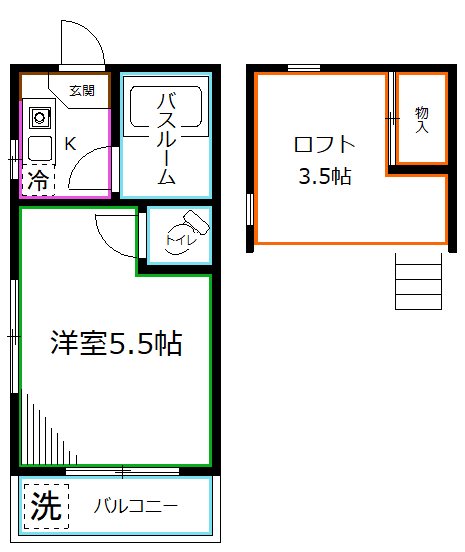 東京都中野区大和町１丁目 間取り