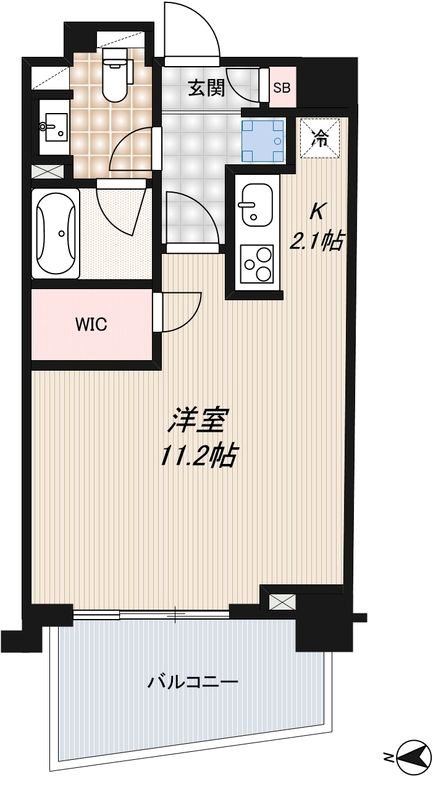 RIDGE新宿西落合（旧ルクレ新宿西落合） 間取り