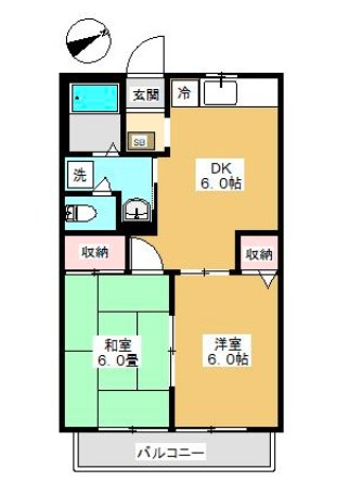 東京都中野区上高田１丁目 間取り
