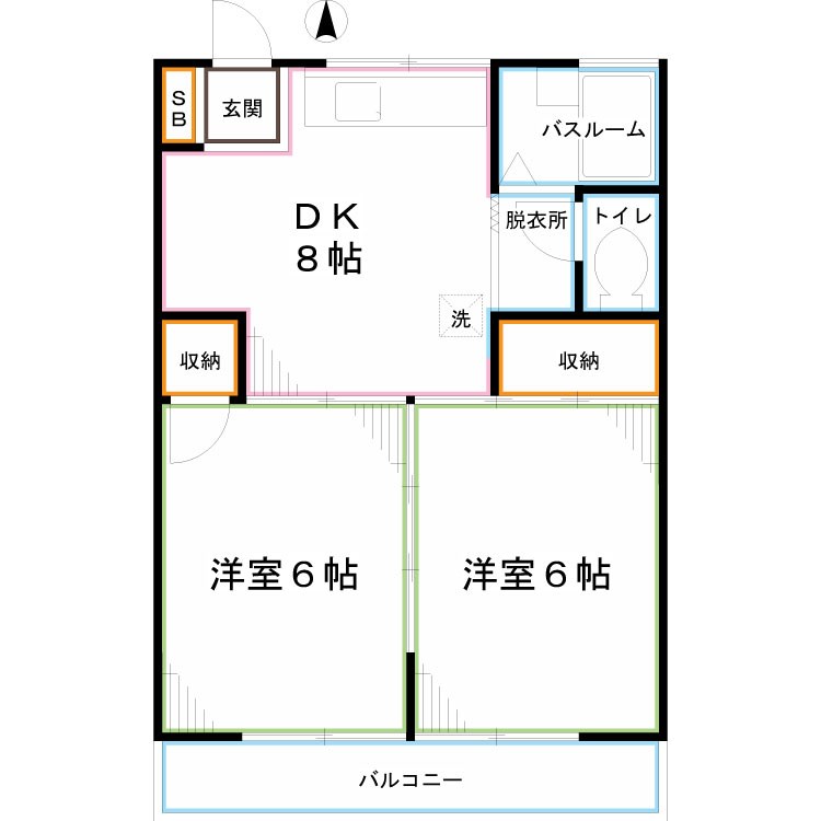 コーポM 間取り