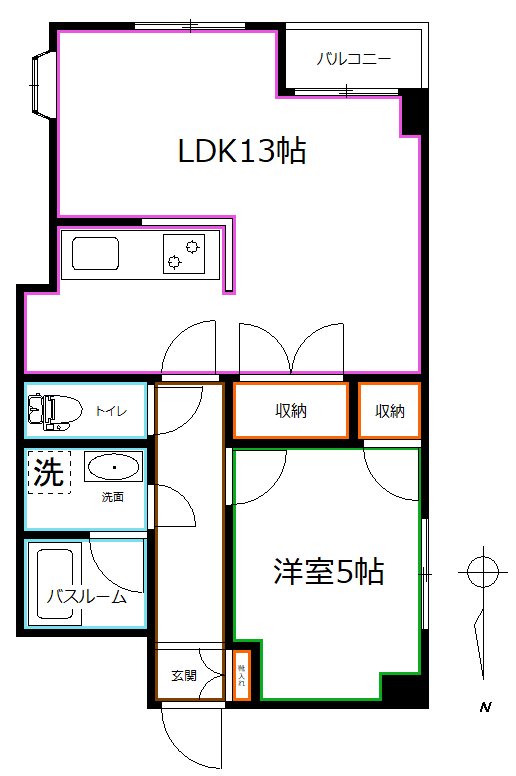 東京都中野区本町５丁目 間取り