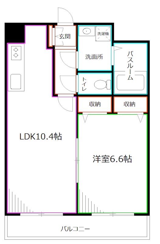 東京都三鷹市新川６丁目 間取り