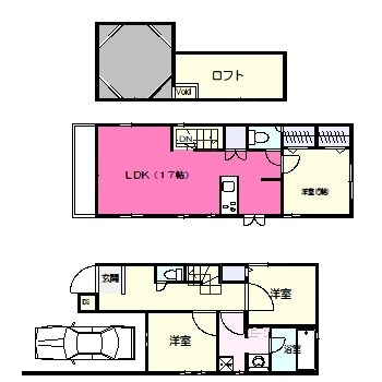 東京都新宿区中井２丁目 間取り