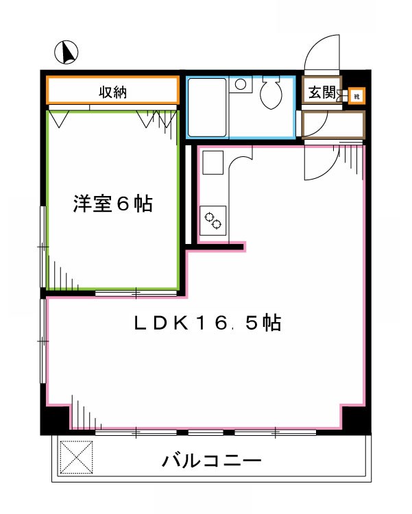 美野マンション 間取り
