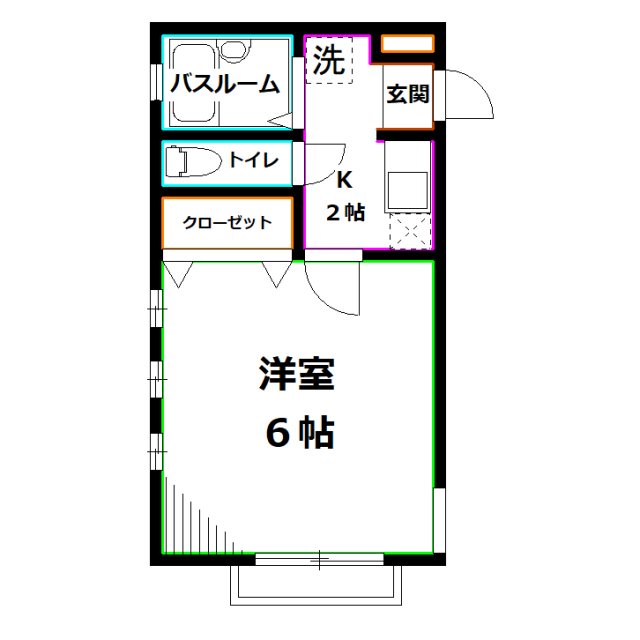 グリーンバレー 間取り