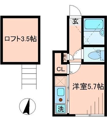 東京都新宿区西落合１丁目 間取り