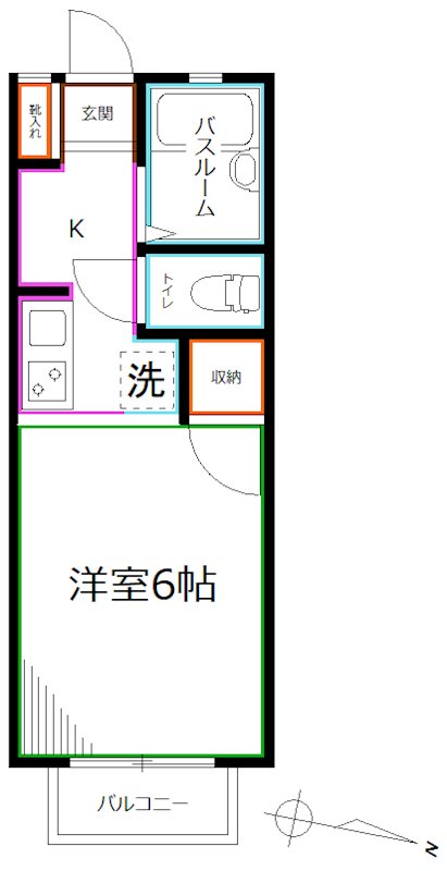 東京都中野区大和町３丁目 間取り