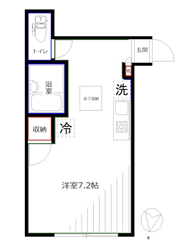 東京都中野区鷺宮６丁目 間取り