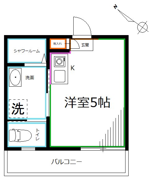 東京都中野区野方１丁目 間取り