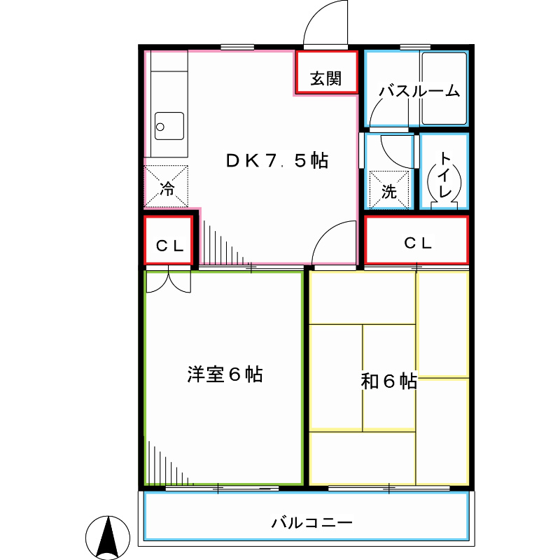 へーベルメゾン哲学堂 間取り