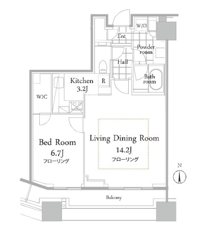 東京都新宿区西新宿６丁目 間取り