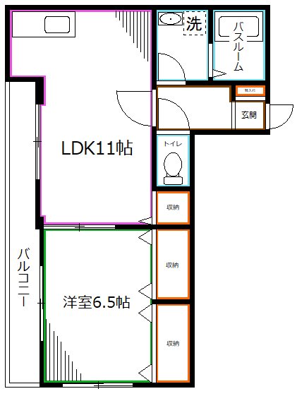 東京都中野区白鷺２丁目 間取り