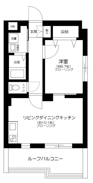 プラクティカル中野坂上 間取り