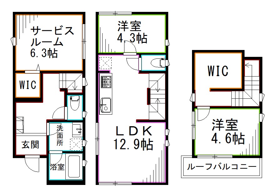 東京都杉並区上荻４丁目 間取り
