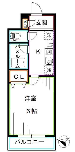 東京都中野区新井１丁目 間取り