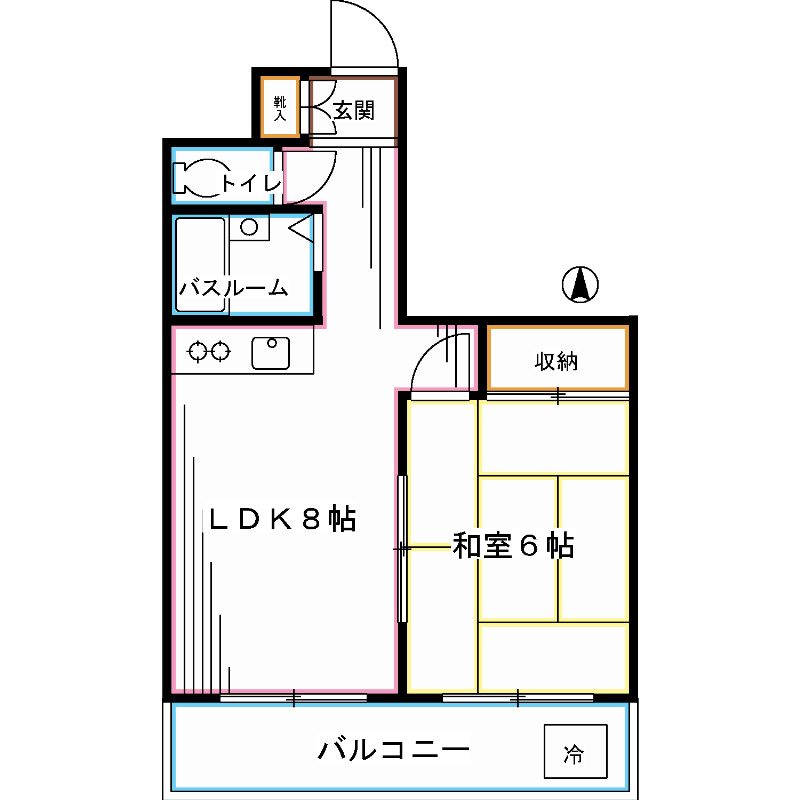 東京都中野区本町６丁目 間取り