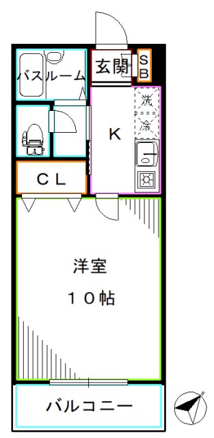 東京都中野区新井４丁目 間取り