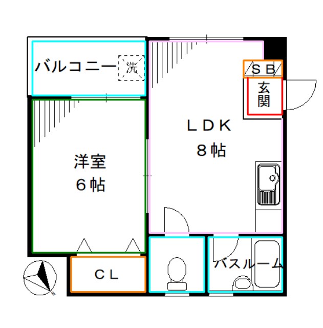 東京都中野区弥生町１丁目 間取り