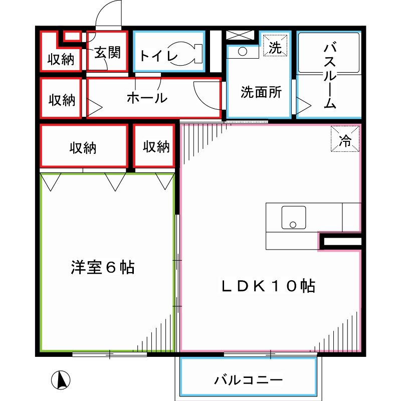 レフィナード白鷺 間取り