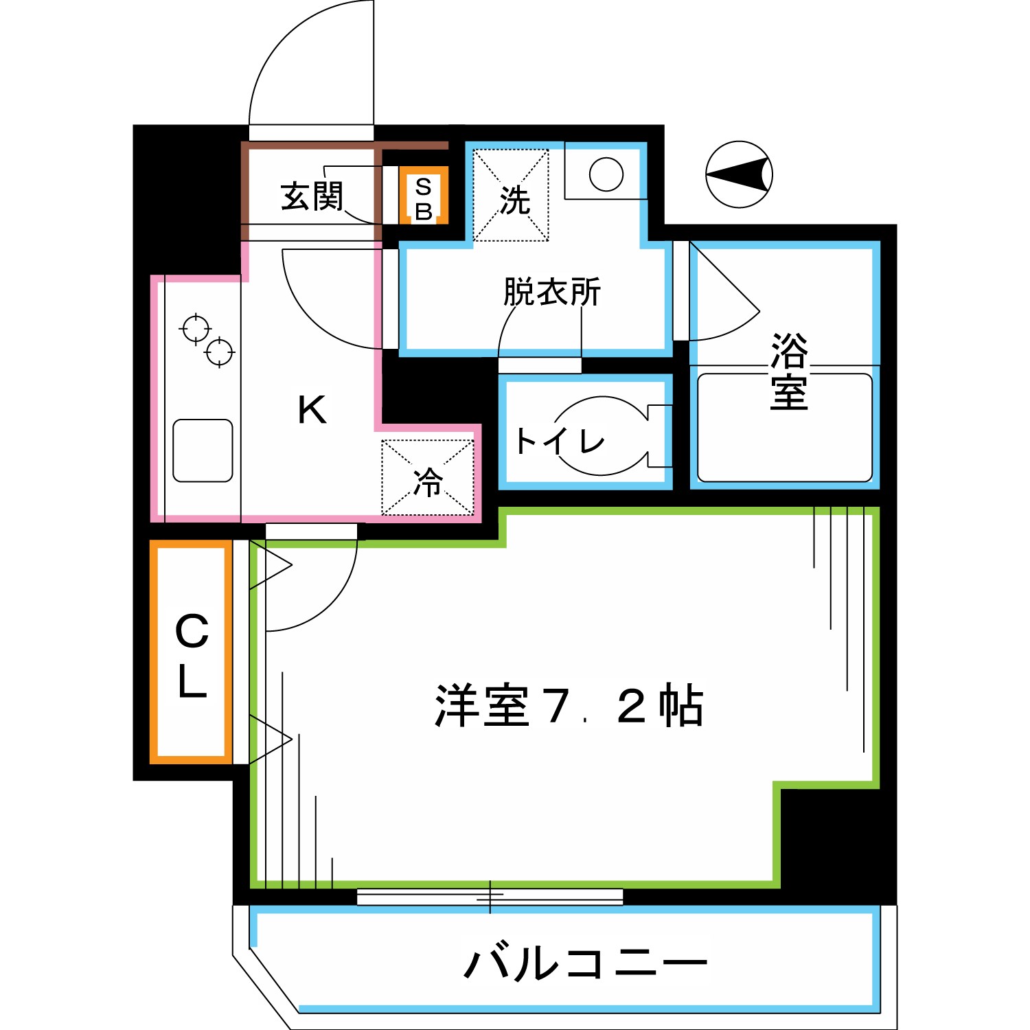 東京都杉並区清水３丁目 間取り