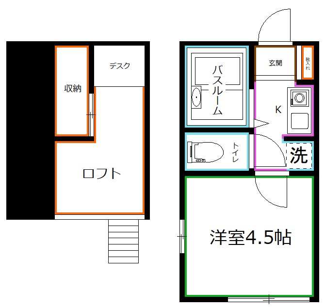 東京都杉並区高円寺南５丁目 間取り
