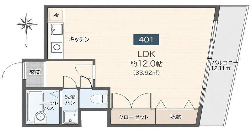 エメラルドタワー（旧高円寺名店ビル） 間取り