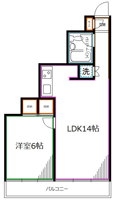 東京都中野区大和町１丁目 間取り