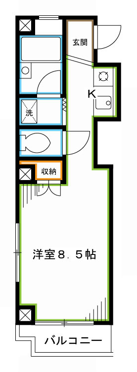 ライフピアチクマ 間取り