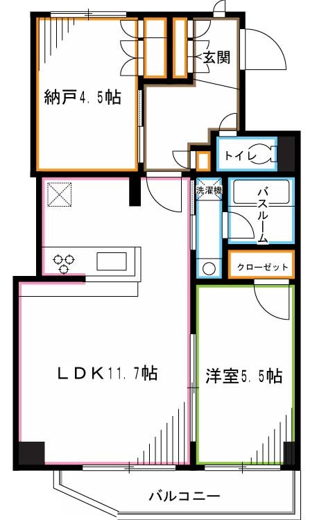 高円寺KYテラス 間取り