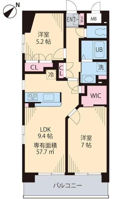 シモンズ中野 間取り