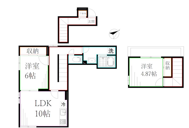 オークキヨカワ 間取り
