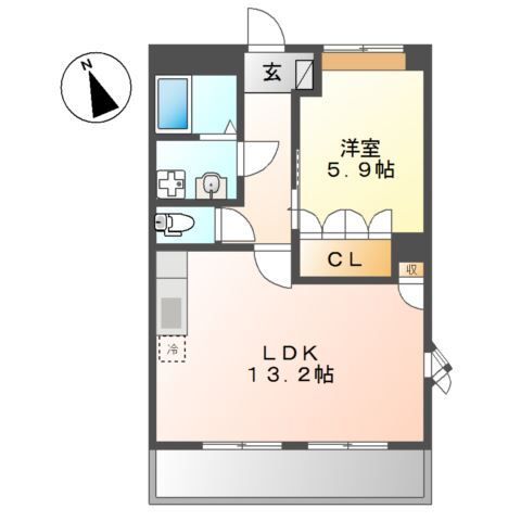 フォレストヴィラⅠ 間取り