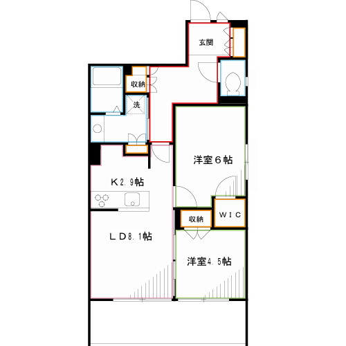 クリオ東小金井パークフロント 間取り