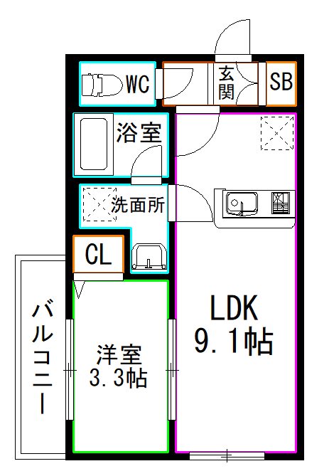 東京都杉並区井草２丁目 間取り