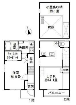 東京都中野区江古田３丁目 間取り