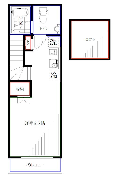 東京都中野区江古田４丁目 間取り
