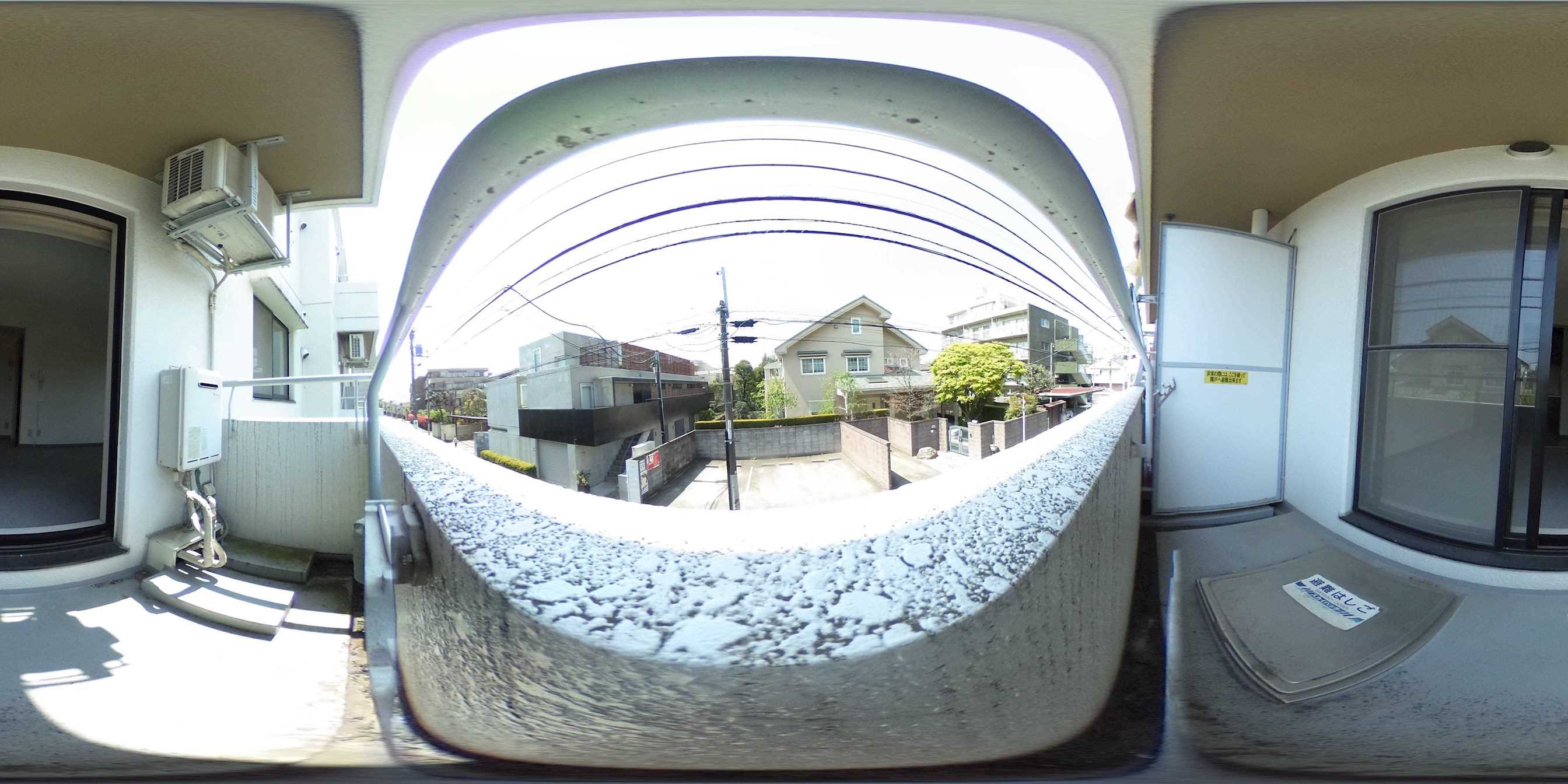東京都中野区中野３丁目 ベランダ