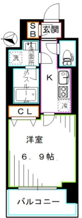 東京都中野区中野３丁目 間取り