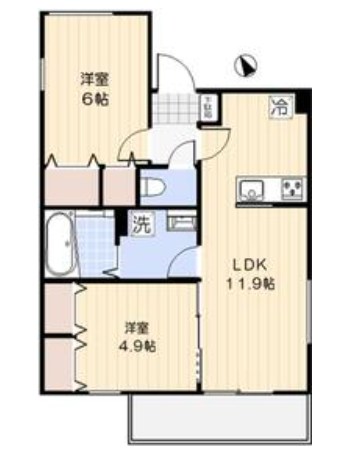東京都中野区南台２丁目 間取り