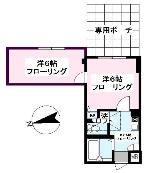 東京都杉並区高円寺南５丁目 間取り