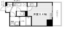 レジディア国立Ⅱ 間取り