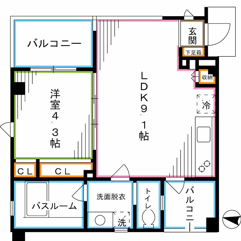 東京都中野区鷺宮４丁目 間取り