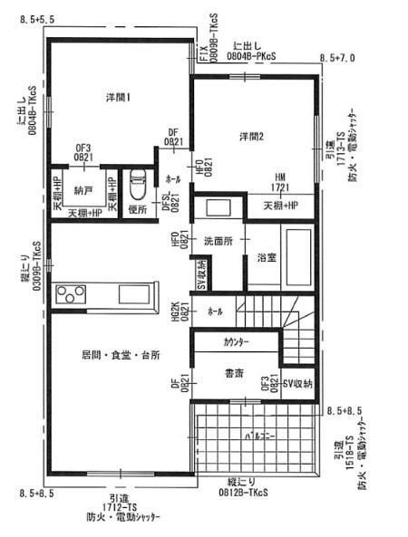 東京都杉並区成田西２丁目 間取り